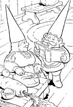 coloring page David the Gnome
